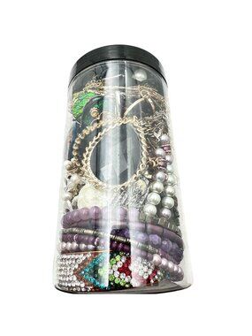 Mystery Jewelry Jar #1 Wearable Quality Pieces 2lbs Necklace Bracelet Earrings